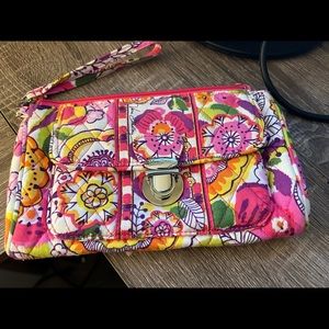 Vera Bradley wristlet pouch